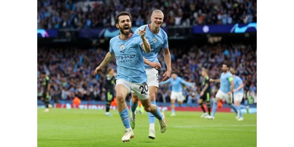 La formación táctica del Real Madrid y el Manchester City no ha cambiado en ambos partidos